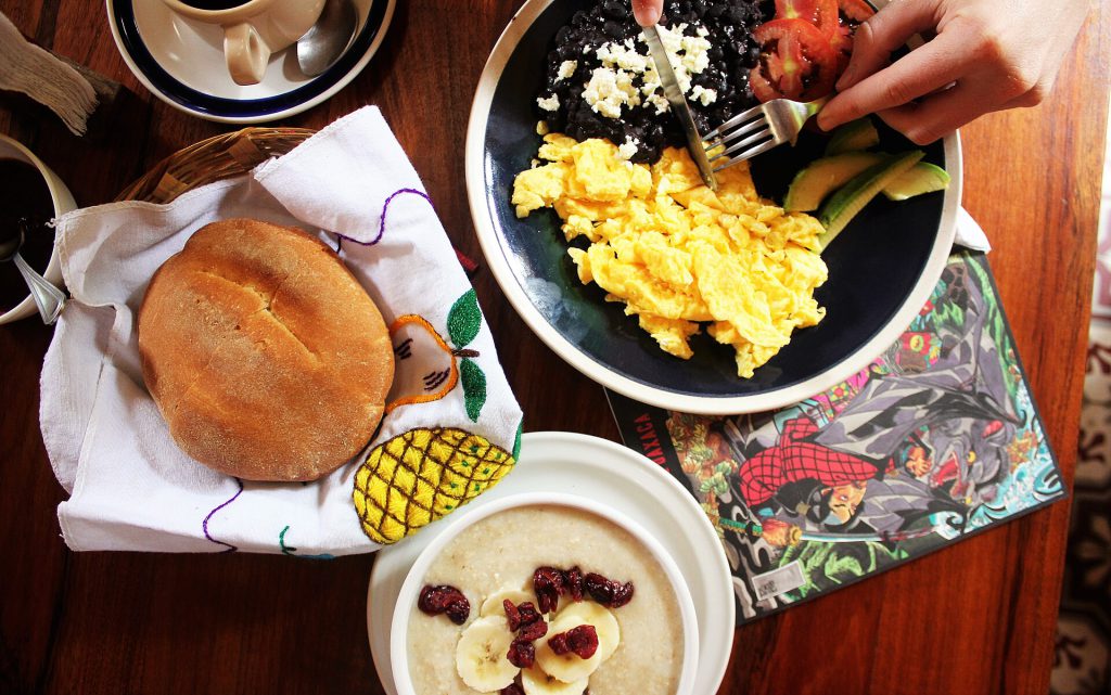 Breakfast around the corner